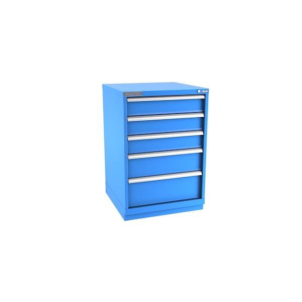 Champion Tool Storage Modular Tool Cabinet, 5 Drawer, Blue, Steel, 28 in W x 28-1/2 in D x 41-3/4 in H S18000502ILCFTB-BB - main